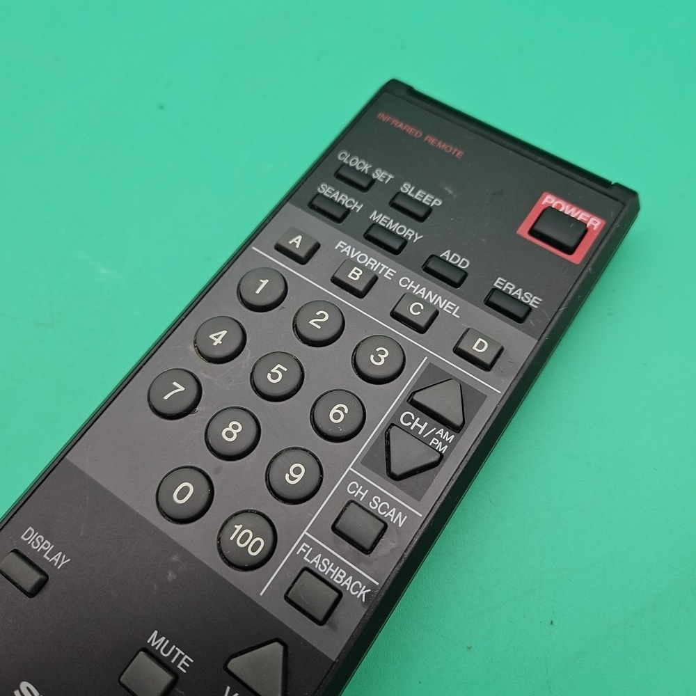 SHARP RRMCG0717CESA TV Remote Control Tested Works Genuine OEM - Picture 2 of 5